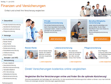 Tablet Screenshot of finanzen.info-start.de